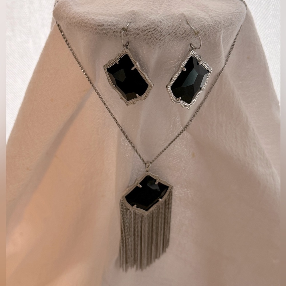 Kendra Scott Tassel Pendant and Earrings